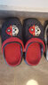 汪汪隊立大功（PAW PATROL）汪汪隊男童洞洞鞋雙色卡通夏天兒童拖鞋包跟沙灘鞋小寶寶護腳涼鞋 3001洞洞鞋紅色毛毛 18 (適合28碼)180碼 曬單實(shí)拍圖