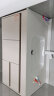 NENE日本浴室柜陶瓷一体盆组合洗漱台实木卫生间洗脸池奶油风洗手盆镜 91cm【抽拉龙头】-智能镜柜款 实拍图