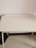 巧手七（QIAOSHOUQI） 北欧实木书桌电脑桌椅子套装中学生书台简约桌子卧室学习桌成人办公桌简易 纯白色（升级版） 100cm*60cm*75cm（双抽屉） 实拍图