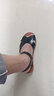 泡沫涼鞋男士夏季復(fù)古沙灘鞋軟底老式?jīng)鲂?0后、80后兒時(shí)經(jīng)國(guó)潮 黑色泡沫涼鞋 原版速發(fā) 39 曬單實(shí)拍圖