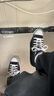 匡威（Converse）高幫帆布鞋 All STAR 運動休閑鞋 黑色情侶鞋子男 101010 40 曬單實拍圖