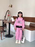 FNJ KIDS女童套裝秋季2025新款洋氣中大童卡通衛(wèi)衣兒童運動服三件套 粉色三件套 150 (建議身高140-150cm) 曬單實拍圖