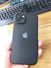 阿斯?。ˋTHDDIN） 新款iPhone蘋(píng)果系列型號手機殼硅膠軟殼純色直邊精孔 帶蘋(píng)果標 經(jīng)典黑【純色硅膠殼+膜】 蘋(píng)果14 曬單實(shí)拍圖