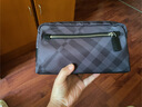 BARNOROO手包帆布夾包牛津布休閑手拿包潮新款大容量時(shí)尚男士格子紋布錢(qián)包 格紋手包 曬單實(shí)拍圖