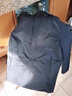 裳伊居中老年棉服男中長(cháng)款內膽可拆卸加絨加厚外套男冬季裝保暖爸爸棉衣 藏青【連帽＋內膽】可脫卸 3XL 【建議145-160斤】 曬單實(shí)拍圖