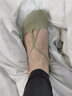 卜襪甲卜襪甲夏季船襪女防滑不掉跟淺口隱形高跟鞋襪超薄吊帶冰絲襪子女 女交叉吊帶冰絲6色6雙 女士均碼(適宜35-40碼) 曬單實(shí)拍圖