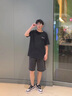 STARTER七夕禮物【熱賣爆款】明星同款黑白熊貓增高情侶男女運動休閑潮鞋 黑色 林一同款（低幫） 42 (260mm) 曬單實拍圖