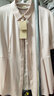 PORTS寶姿女裝春夏款柔美光澤感短袖真絲上衣襯衫LL8B125KWT013 貝殼色 XS (2) 曬單實(shí)拍圖