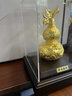 鑫大華威（xindhw）古法金招財葫蘆擺件新居喬遷搬家禮物客廳玄關(guān)電視酒柜家居博古架 祥龍福祿古法金：20*20*28cm 曬單實拍圖