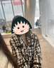 Charlie Luciano【泓萱同款】黑白磨毛單排扣小香風名媛風夾克編織溫婉CL外套女潮 黑白色 M 曬單實拍圖
