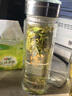 富光 銀龍玻璃杯 雙層玻璃杯 便攜水晶杯子男士商務(wù)辦公泡茶杯車載水杯茶杯 280ML直身 曬單實(shí)拍圖