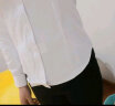 佐马仕 （ZUOMASHI） 长袖衬衫女商务休闲职业装正装衬衣修身工装OL酒店通勤工作服 V1118白斜条纹（V·领） S/35（80斤-90斤） 实拍图