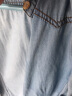 皮尔卡丹（pierre cardin）法式短袖中长款连衣裙女装2023夏季新款高腰宽松显瘦百搭牛仔裙子 牛仔蓝 L（100-110斤） 晒单实拍图
