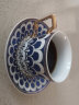 蕊顺 咖啡杯 欧式小奢华陶瓷ins北欧风英式下午茶杯茶具套装轻奢精致 锦地繁华（蓝色款） 实拍图
