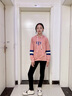 翊尚美兒童褲子女童春秋打底褲外穿高腰顯瘦緊身瑜伽褲中大童校服神器 黑色【600g羊羔絨】 120 cm 曬單實(shí)拍圖