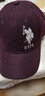 U.S.POLO ASSN.保羅帽子羊毛呢秋冬中老年保暖棒球帽男士女戶外休閑刺繡時尚百搭 酒紅色 可調(diào)節(jié)(54至60cm) 曬單實拍圖