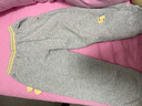 戴維貝拉（DAVE＆BELLA）男童褲子幼兒休閑褲洋氣兒童長(zhǎng)褲2025秋裝新款童褲男寶寶針織褲 淺灰色【現(xiàn)貨】 110 cm（建議身高100-110cm） 曬單實(shí)拍圖