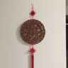 風水閣桃木福字家居工藝裝飾品禮品圓形掛件木雕中國結(jié)掛件禮品禮物 N2五福臨門寬40cm 曬單實拍圖