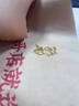 寶慶銀樓黃金耳釘蝴蝶飛舞足金耳釘在逃公主靈動(dòng)純金耳飾送老婆生 蝴蝶耳釘一對 約3.7g 曬單實(shí)拍圖