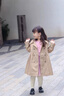 戴維貝拉（DAVE＆BELLA）大童女裝女童風(fēng)衣兒童外套秋季中大童外衣洋氣時尚 卡其色 150 cm（建議身高140-150cm） 曬單實(shí)拍圖