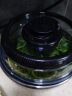 合纪元真空保鲜罩密封碗盖保温饭菜罩子厨房神器小工具机保温菜盖 黑色2075LPB（直径19*高5.75cm） 实拍图