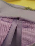 织兰书包初中女大容量高中大学生双肩背包韩版帆布系 紫色五件套（带白熊+4枚徽章） 实拍图
