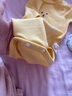 Aengbay昂貝 包屁衣嬰兒秋冬衣服加厚三角哈衣寶寶爬服長袖保暖打底內(nèi)衣高領(lǐng) 棕色 73cm 曬單實(shí)拍圖