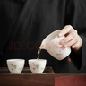 唐舍 德化陶瓷羊脂玉瓷快客杯一壺二杯迷你白瓷旅行茶具套裝便攜包辦公家用泡茶壺商務(wù)禮品 手繪荷花快客杯 曬單實(shí)拍圖