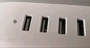 奧睿科（ORICO）多口充電器10口USB手機ipad充電站120W大功率桌面插頭工作室商用展廳通用帶支架設計/帶十根充電線 40W-標準版【5口USB】白色 曬單實拍圖