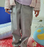 康薇貝兒童運動(dòng)褲女童衛褲春秋款中大童9-12歲學(xué)生長(cháng)褲外穿休閑九分褲 灰色【加絨一體絨】 170 建議身高165左右 曬單實(shí)拍圖