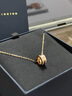 丹尼爾惠靈頓（DanielWellington）DW水晶項(xiàng)鏈 女生圓環(huán)形吊墜 鎖骨鏈時(shí)尚飾品七夕情人節(jié)禮物送女友 玫瑰金 DW00400212 曬單實(shí)拍圖