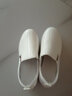 悠米欣（YOUMIXIN）春夏新款小白鞋透氣女內增高厚底一腳蹬懶人坡跟單鞋休閑運動(dòng)鞋子 白色323--透氣款 37 標準碼 曬單實(shí)拍圖