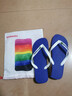havaianas哈唯納【gigi同款】Brasil Logo巴西元素夾腳人字拖夏情侶拖鞋 2711-海洋藍(lán) 43-44 巴西碼 曬單實(shí)拍圖