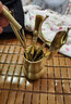 茶皇子（CHAHUANGZI）茶道六君子黑檀套裝功夫茶具實(shí)木泡茶工具銅茶杯墊茶道筒組合 海浪方筒黑檀木六君子 曬單實(shí)拍圖