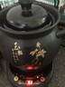 壺福（HF）陶瓷電燉鍋電砂鍋煲湯砂鍋全自動家用預約煮粥燉湯鍋多功能養(yǎng)生鍋可明火砂鍋隔水燉分體式大容量 煲C印花（RS-HS） 8.5L +黑底座A 曬單實拍圖