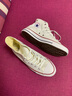 匡威（Converse）All Star經(jīng)典常青款男鞋女鞋白色高幫休閑運(yùn)動(dòng)帆布鞋小白 101009 42 曬單實(shí)拍圖