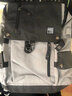 中學(xué)生書(shū)包男初中生高中生大學(xué)男生背包校園大容量防水雙肩包時(shí)尚潮流牛津布男包日韓版潮純色新款帥氣的男包 黑灰升級版(黑色胸包) 曬單實(shí)拍圖