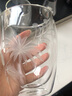 NAPPA手工雕刻玻璃杯雙層杯水杯果汁杯咖啡杯家用高檔杯子350ML 梅 曬單實(shí)拍圖