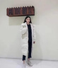 宏資琦棉服女中長(cháng)款2025冬季新款韓版學(xué)生連帽棉衣外套女過(guò)膝加厚棉襖潮 米白色 S 曬單實(shí)拍圖