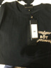 BOY LONDON潮牌工裝褲中性風(fēng)夏季金色LOGO印花束腳休閑褲N34904 黑色 XL 曬單實拍圖