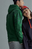 GANT/甘特男女同款情侶款美式復(fù)古上衣運(yùn)動(dòng)寬松休閑連帽套頭衛(wèi)衣 338墨綠色 L 曬單實(shí)拍圖
