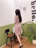 妍莉芬連衣裙女裝新款2024年夏季新品韓版休閑氣質(zhì)法式職業(yè)短袖裙子夏天 圖片色 S 曬單實(shí)拍圖