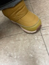 安踏兒童男女?huà)胪扌Ｅビ畫(huà)胗淄瘜W(xué)步鞋加絨高幫棉鞋A12440057 曬單實(shí)拍圖