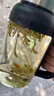 天喜（TIANXI）玻璃杯大容量便攜帶把手泡茶杯喝水杯水壺辦公室茶水分離家用水杯 【茶水分離】黑色650ML+杯套 曬單實(shí)拍圖
