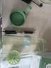 富光水杯塑料簡(jiǎn)約男女士帶茶隔隨手杯健身便攜運動(dòng)茶杯耐高溫泡茶學(xué)生成人杯子帶提繩耐熱夏季透明清新太空杯 灰色580ml 曬單實(shí)拍圖