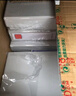 齊心(Comix) pvc檔案盒A4 加厚文件盒55mm 磁扣式資料盒(帶壓紙夾) 灰色 辦公文具 A1236 曬單實(shí)拍圖