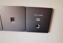 TP-LINK 全屋WiFi6套装无线AP面板网络覆盖ac+ap智能组网86型分布式墙壁POE路由器 全千兆(3个面板+5口路由)【深空银】 【AX1500M双频 易展Mesh】 实拍图