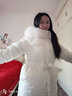 皮爾卡丹2023年新款大毛領(lǐng)羽絨服女氣質(zhì)短款收腰白鴨絨加厚韓版冬外套 白色+真狐貍毛(現(xiàn)貨) S 85-120斤 曬單實(shí)拍圖