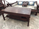 一善一品紅木家具 非洲花梨（學(xué)名：刺猬紫檀）實(shí)木茶幾 客廳仿古中式方形茶幾功夫簡(jiǎn)約禪意茶臺 沙發(fā)茶幾 1.48米茶幾 曬單實(shí)拍圖