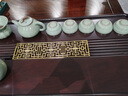 璽翰雅 塊天然黑檀木茶盤(pán)家用實(shí)木茶臺(tái)簡(jiǎn)約排水茶海復(fù)古風(fēng)中式客廳茶具托盤(pán)辦公泡茶臺(tái) 同窗60X30X4.5CM 曬單實(shí)拍圖